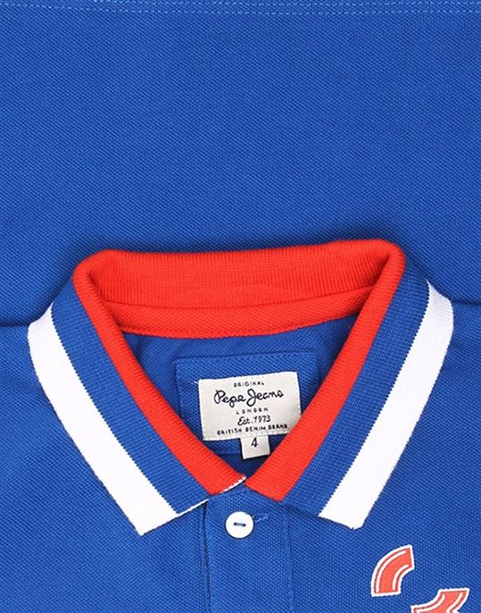 Pepe Jeans Boys Blue Solid T-Shirt